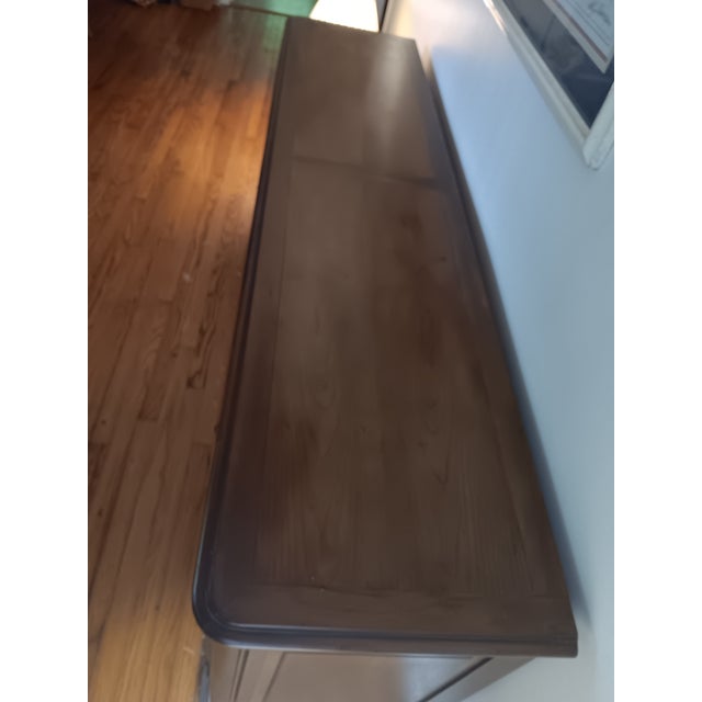 1950s Mid-Century Baker French Country 4 Door Grand Buffet For Sale - Image 10 of 11