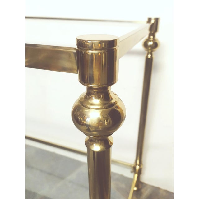 1970s Italian Brass Console, 1970s For Sale - Image 5 of 7