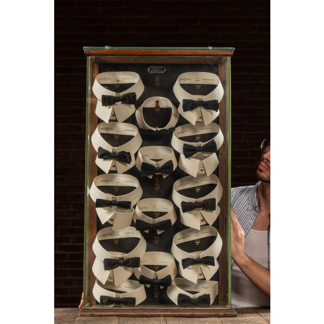 An early showcase for men's collars. This showcase was created for Charles C. Geissler, who's shop resided at 64 N. 4th...