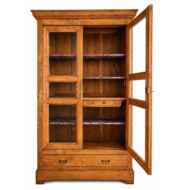 Large Oak Notary's Bookcase, France, 1880s For Sale - Image 4 of 10