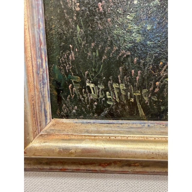 Mid 20th Century Oil on Canvas 'Meadow' Landscape For Sale - Image 5 of 8