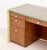 Mid-Century Modern Art Deco Style Walnut Kneehole Desk For Sale - Image 3 of 10