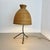 Vintage Austrian Metal and Rattan Tripod Table Light, 1960s For Sale - Image 4 of 18