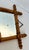 Brown 1920s French Faux Bamboo/Rattan Framed Mirror For Sale - Image 8 of 10