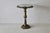 1970s Pierced Reticulated Brass Pedestal Glass Top Drinks Side Table For Sale - Image 18 of 18