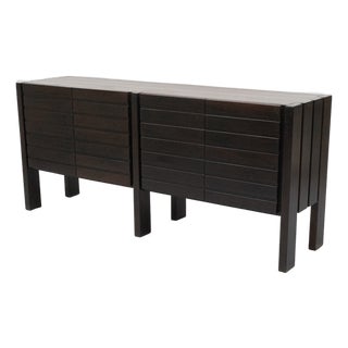 Iroko Sideboard in Wood from Maison Regain, 1970s For Sale