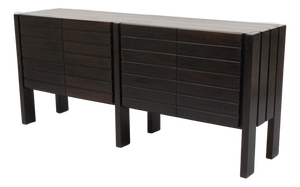 Iroko Sideboard in Wood from Maison Regain, 1970s