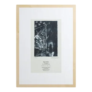 1991 Jasper Johns 'Summer (Blue)' Offset Lithograph