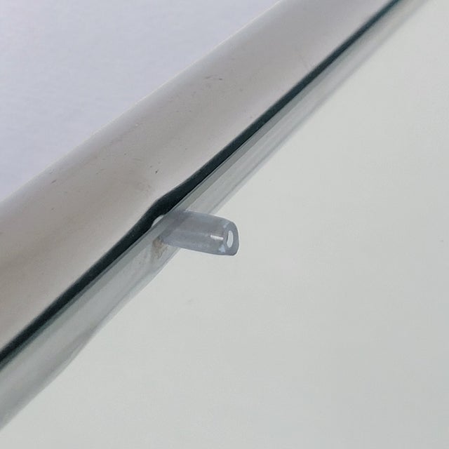 Metal Vintage Chrome Tube Mid Century Modern Side Table For Sale - Image 7 of 7