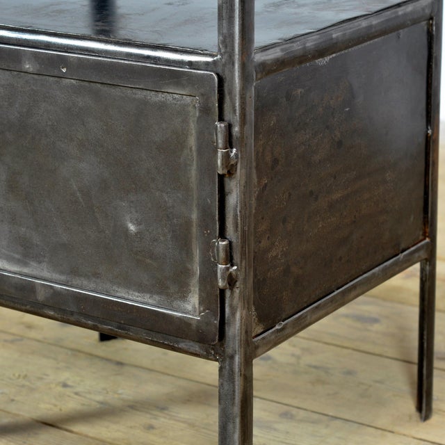 Iron Bedside Table, 1910s For Sale - Image 10 of 12