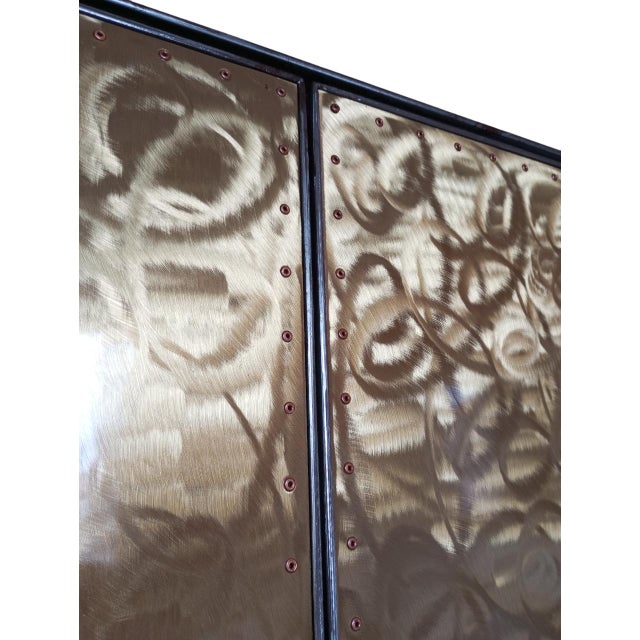 1970s Sculptural 4-Door Wardrobe with Glass Shelves, Italy, 1970s-1980s For Sale - Image 5 of 17