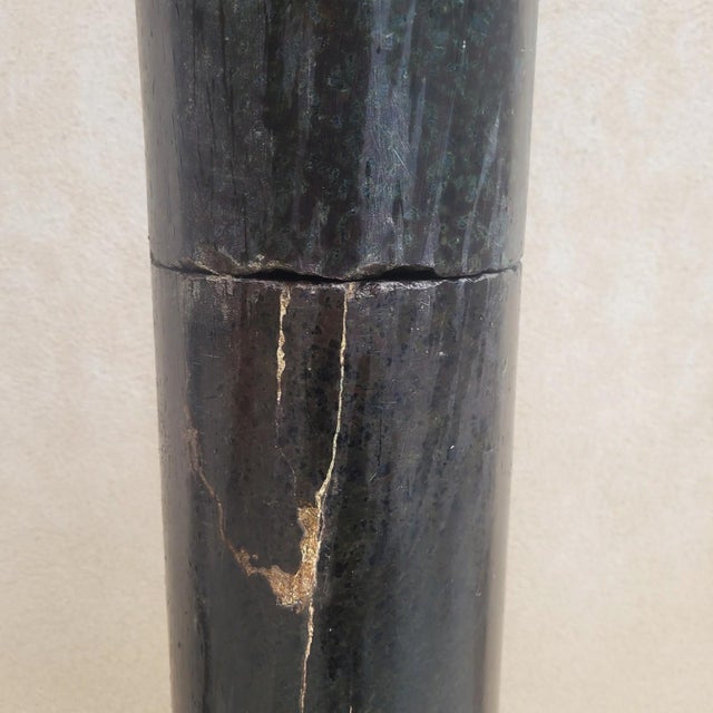 Green Marble Columns, 1800s, Set of 2 For Sale - Image 10 of 18