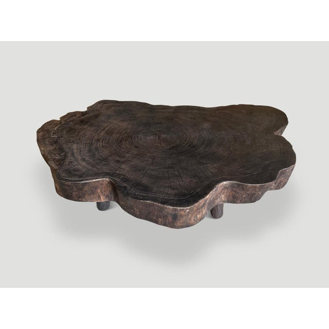 Andrianna Shamaris Amorphous Charred Coffee Table For Sale - Image 15 of 18