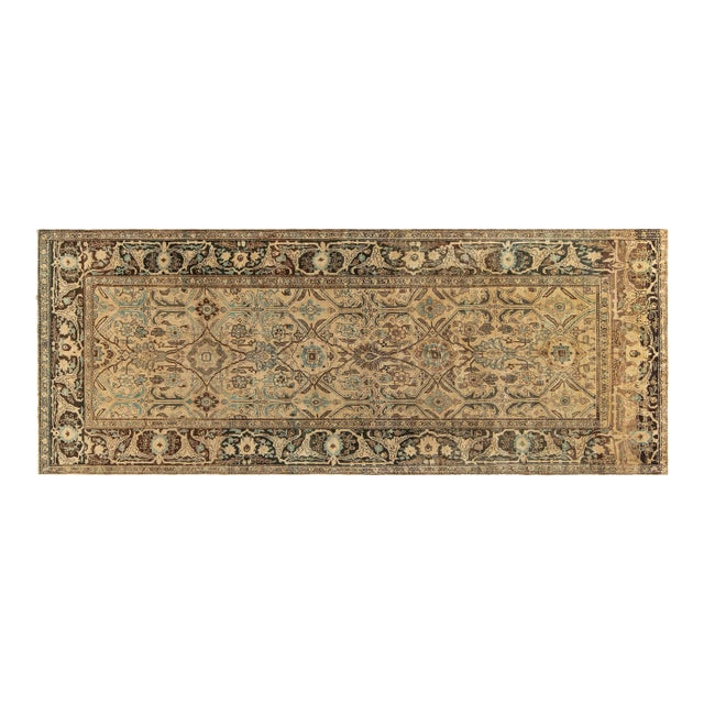 Authentic Persian Bidjar Botanic Handmade Wool Rug For Sale