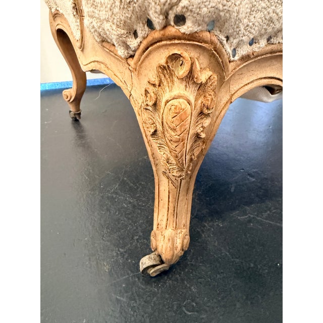 Ecru 19th Century French Child's Bergere Chair For Sale - Image 8 of 12