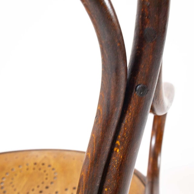 Brown No. 14 Armchair by Michael Thonet for Gebrüder Thonet, 1900s For Sale - Image 8 of 13