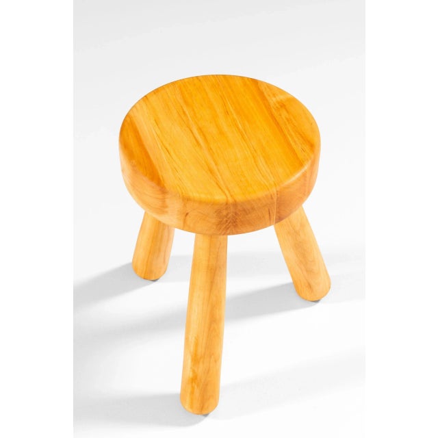 Rare stool designed by Ingvar Hildingsson. Produced by Ingvar Hildingsson in Sweden. This piece has an attribution mark, I...