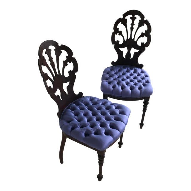 Early 19th Century Antique English Rosewood Chairs - A Pair For Sale