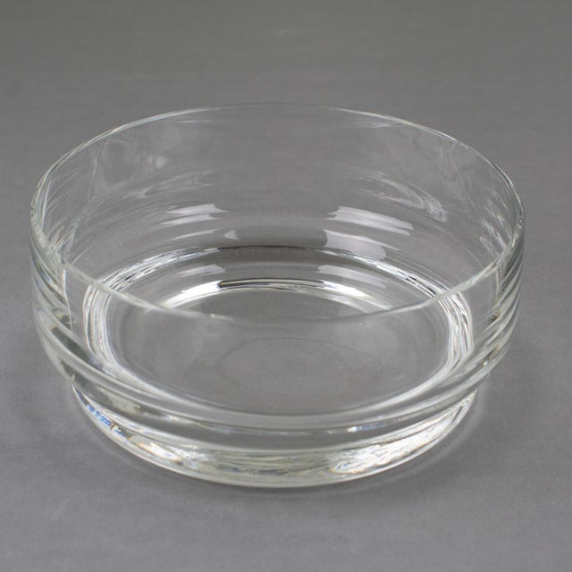 Silver Plate and Crystal Caviar Bowl Dish Server by Gelb, Paris in Box For Sale - Image 11 of 11