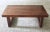 A superb red oak wood, classic coffee table, mid century modern style, circa 1990s. This is a handsome coffee table in...