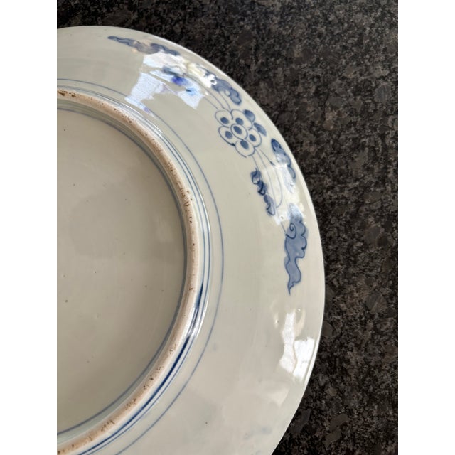 1920s Antique Imari Charger Large 15” For Sale - Image 5 of 10