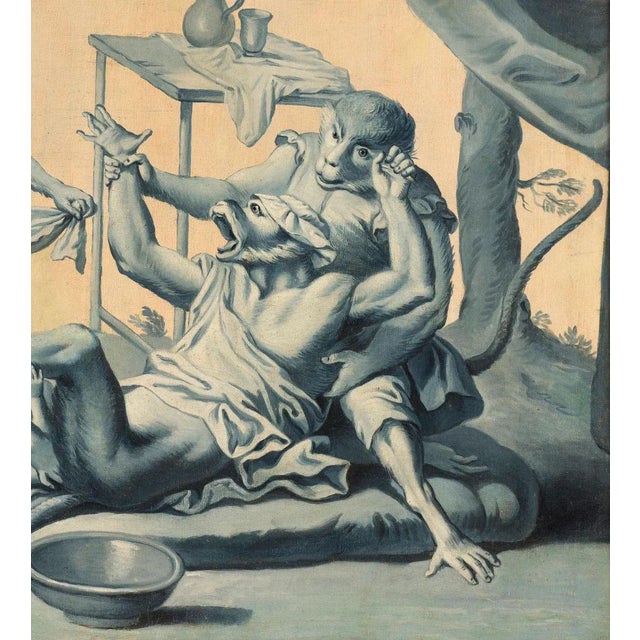 Decorative Panels of an Ancient Drugstore - Oils on Canvas by A. Peyrotte First Half to 18th Century For Sale - Image 6 of 7