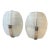 1961 Set of Two Space Age Lambda Wall Sconces by Vico Magistretti for Artemide For Sale