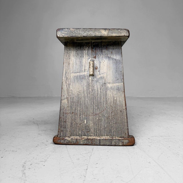 Japanese Wooden Plant Stand, 1950s For Sale - Image 4 of 9