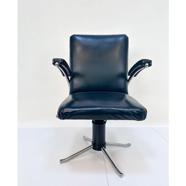 Early Steel Tube Swivel Desk Chair with Tilt from Mauser Werke Waldeck, Germany, 1930s For Sale - Image 11 of 18
