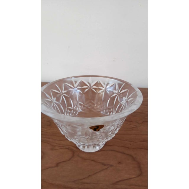 Vintage Waterford Crystal Set With Original Boxes & Labels - O'Mara 10" Bowl, Waterville Pitcher & Footed Bowls For Sale - Image 11 of 15