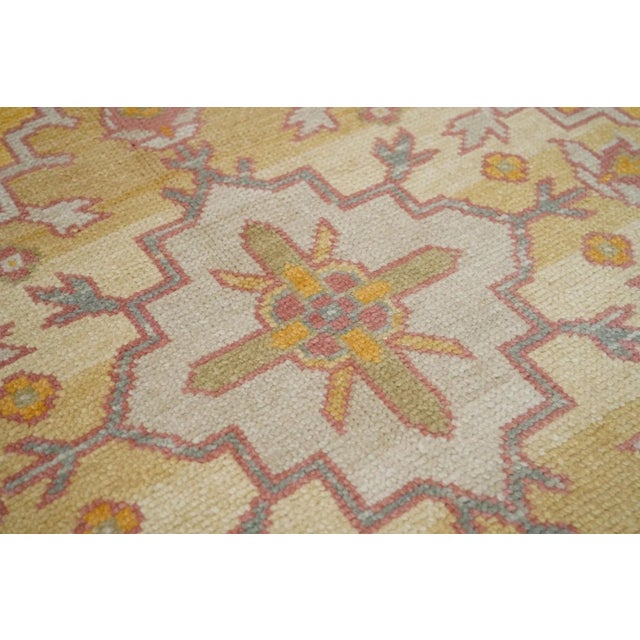 Pink Oushak Rug 8' X 10' For Sale - Image 8 of 9