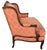 French Vintage French Louis XV Carved Wingback Bergère Oversized Armchair Settee For Sale - Image 3 of 18