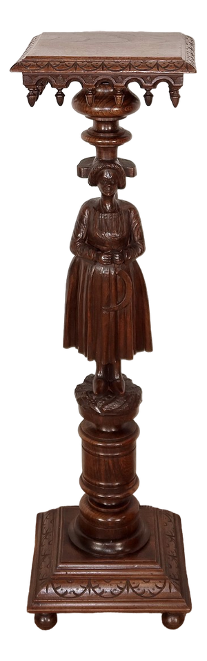 Pedestal in Chestnut - 1920s