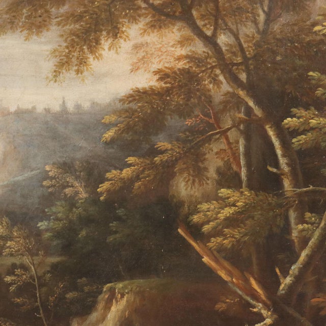 After Bartolomeo Pedon, VenetianLandscape and Figures, 18th Century, Canvas For Sale - Image 8 of 13