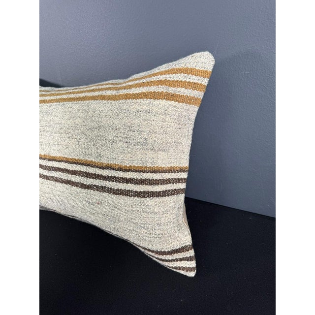 Turkish Hemp Pillow Cushion Natural Beige Brown Pillow Cushion Cover 16 "x 24" #30047 Enhance your home decor with our...