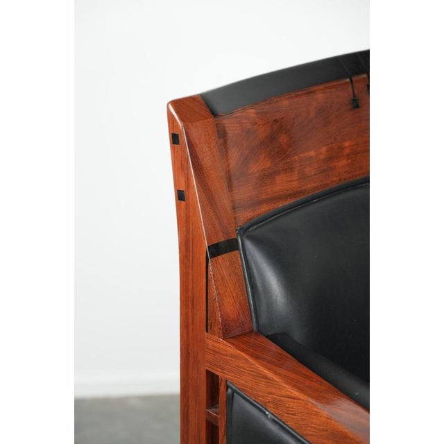 Art Deco Decoforma Series Armchair in Black Leather and Wood from Schuitema For Sale - Image 10 of 13