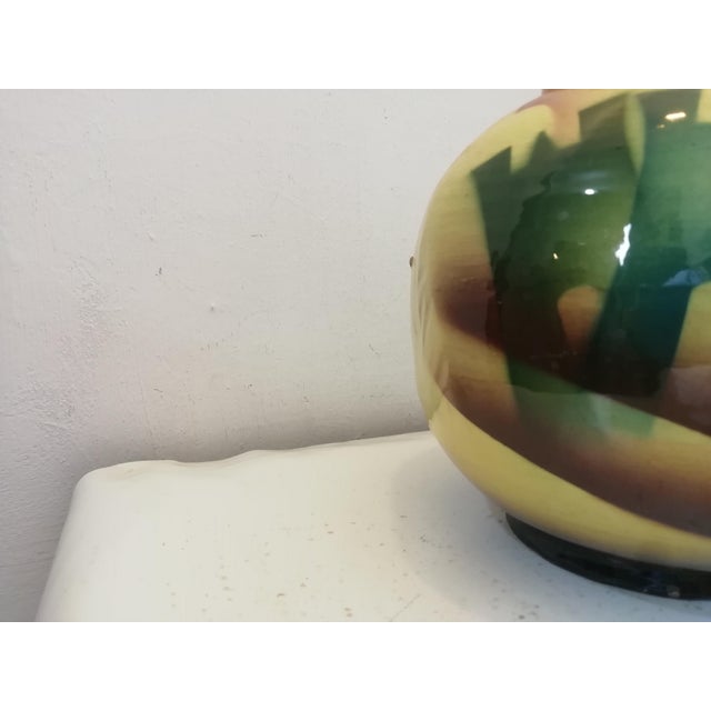 Futurist Airbrushed Vase from Civita Castellena, Italy, 1930s For Sale - Image 11 of 13