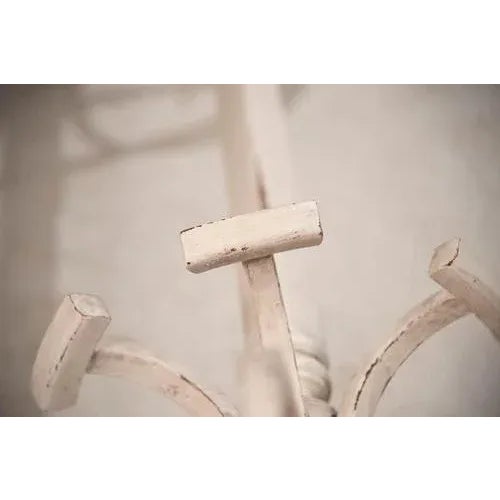 20th Century White Shabby Coat Rack from Thonet, 1920s For Sale - Image 11 of 12