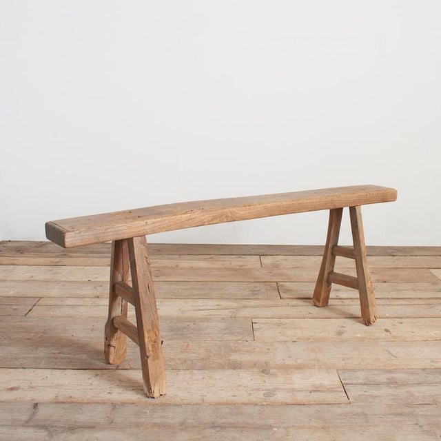 A beautiful reclaimed wooden elm bench. A solid bench, lovely original patina and character with each bench being totally...