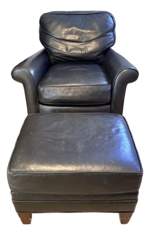 Hancock & Moore Leather Black Leather Chair