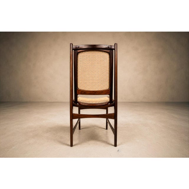Set of Ten Brazilian Mid-Century Dining Chairs by Alexandre Rapoport, 1960s For Sale - Image 11 of 18