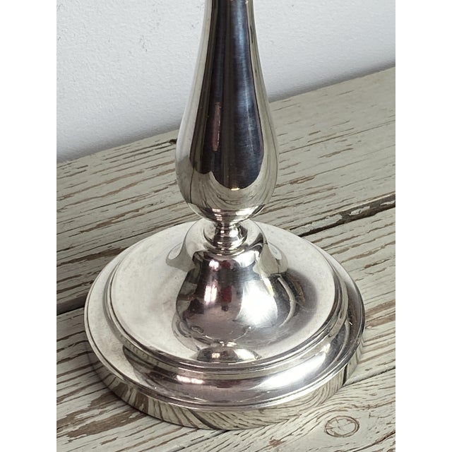 Silver-Plated Metal Candleholder from Christofle, France, 1890s For Sale - Image 11 of 18