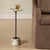 Contemporary Brunson White Marble Drink Table For Sale - Image 3 of 6
