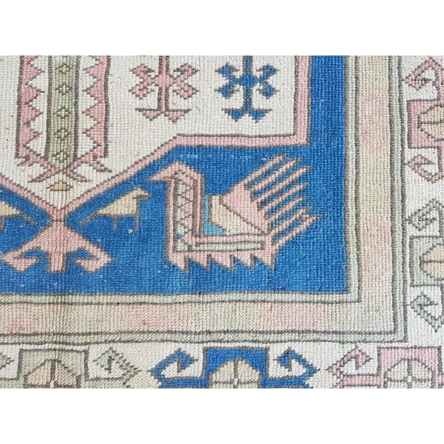 1960s Turkish Rectangular Vintage Rug For Sale - Image 4 of 11