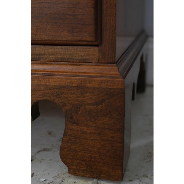 Stickley Cherry 2 Piece Secretary Desk W. Bookcase For Sale - Image 13 of 18