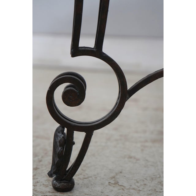 Maitland Smith Attributed Neoclassical Bronze Lamp Table For Sale - Image 13 of 14