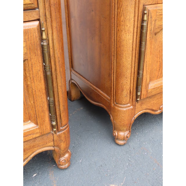 Ethan Allen French Large Nightstands Bedside End Tables a Pair 6648 For Sale - Image 13 of 15