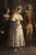 Italian School Artist, Wedding, Oil on Canvas, Early 19th Century For Sale - Image 6 of 9