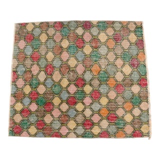Mid 20th Century Colourful Floor Handknotted Carpet For Sale