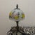 Vintage Shanghai Union Arts & Craft Co. Reverse Painted Floral Table Lamp With Frosted Glass Shade For Sale In New Orleans - Image 6 of 7